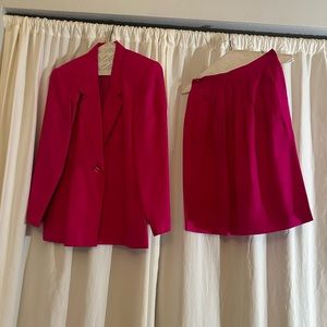 Women’s Pink Blazer and matching skirt